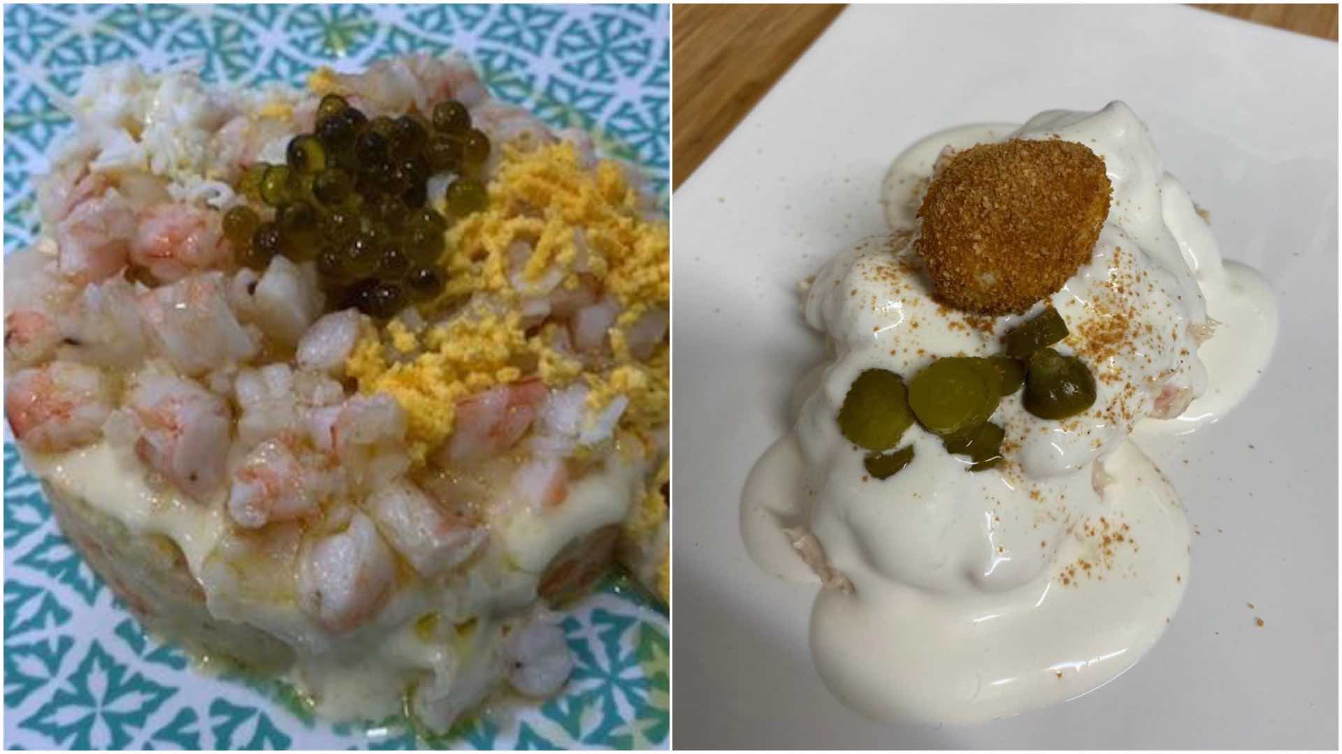 Dos formas de ver la ensaladilla rusa: Palodú vs La Milla Marbella