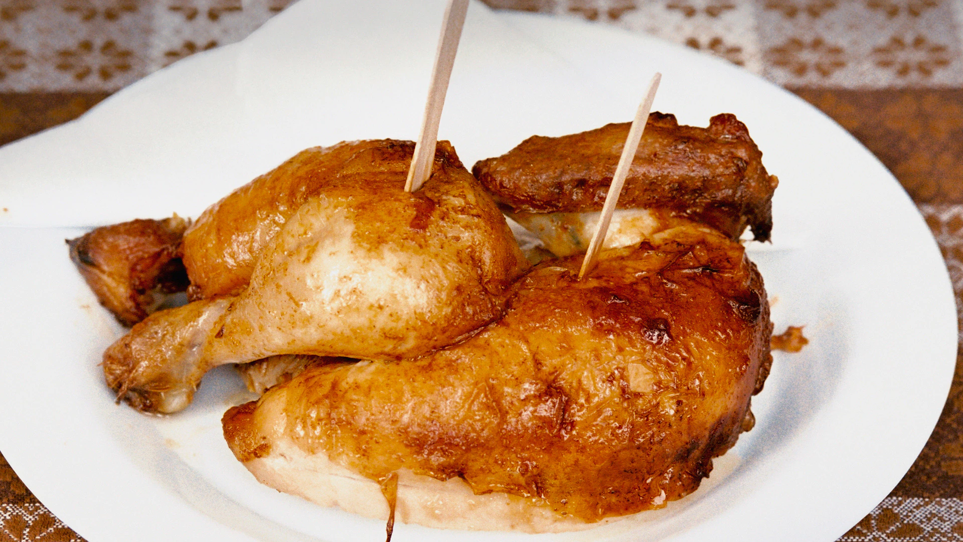 Muslos de pollo al horno con vinagre balsámico - Gurmé