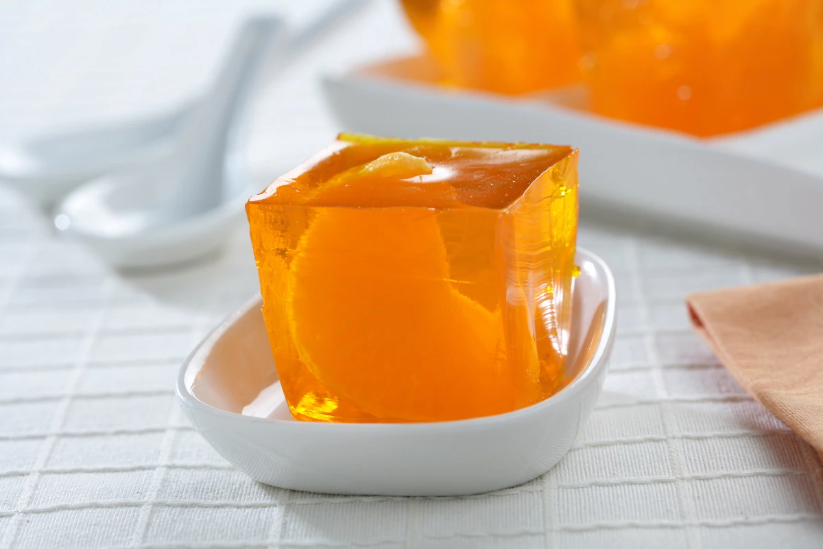 Gelatina de naranja con mandarinas - Gurmé