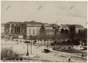 Fotografía del Paseo del Prado, de Jean Laurent