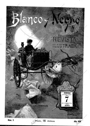 BLANCO Y NEGRO MADRID 07-06-1891