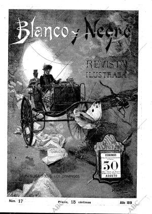 BLANCO Y NEGRO MADRID 30-08-1891