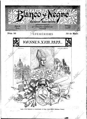 BLANCO Y NEGRO MADRID 29-05-1892