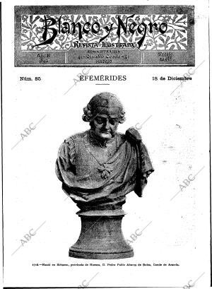 BLANCO Y NEGRO MADRID 18-12-1892