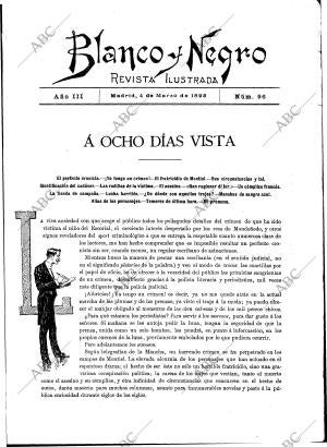 BLANCO Y NEGRO MADRID 04-03-1893