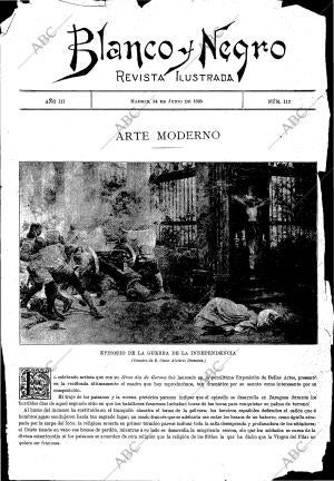 BLANCO Y NEGRO MADRID 24-06-1893