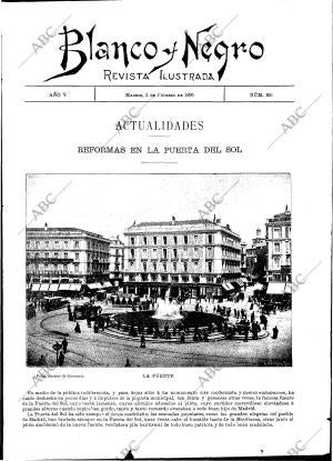 BLANCO Y NEGRO MADRID 02-02-1895