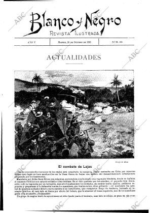 BLANCO Y NEGRO MADRID 26-10-1895