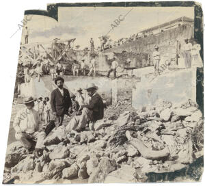 Estado del balneario de San Diego tras las inundaciones