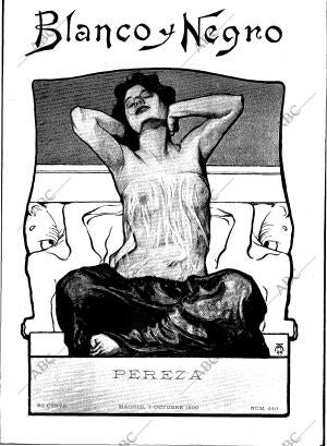 BLANCO Y NEGRO MADRID 07-10-1899