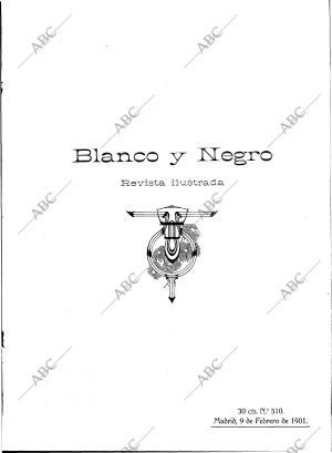 BLANCO Y NEGRO MADRID 09-02-1901