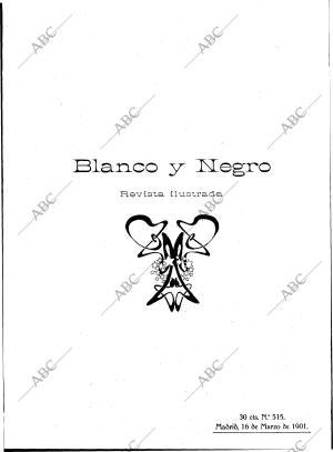 BLANCO Y NEGRO MADRID 16-03-1901