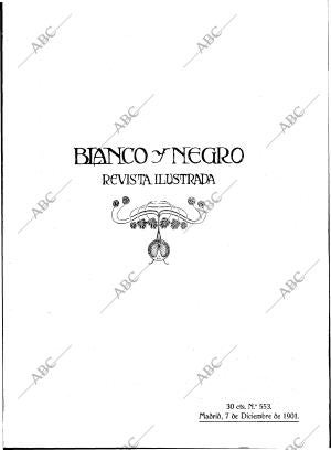 BLANCO Y NEGRO MADRID 07-12-1901