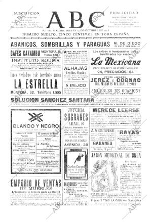 ABC MADRID 19-10-1905