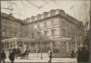 San Sebastián, 1906. Vista del Hotel Du Palais