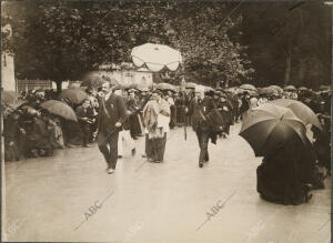 Lourdes (Francia), 08/1906. Peregrinación al Santuario de Lourdes