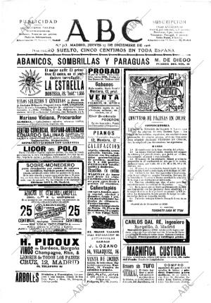 ABC MADRID 27-12-1906