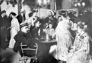 Interior de una caseta en la Feria de la Salud durante la celebración de una...