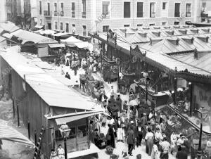 El nuevo mercado del Carmen, que ayer Quedó abierto al servicio público después...