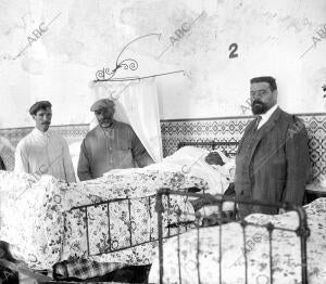 Sala del hospital de jerez donde se Encuentra herido el guardia Antonio...