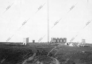 Estación Radiotelegráfica, cuya instalación esta Ultimándose, y Funcionara en...