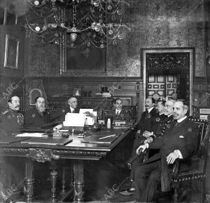Dato (2), Marqués de Lema (3), Bugallal (4), Miranda (5), Sánchez Guerra (6),...