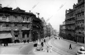 Vista general de la calle Colón