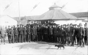 Los Alumnos Marinos Visitando, durante su escala en Melilla, la Histórica...