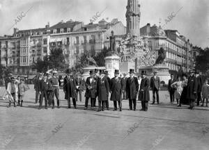 El presidente machado en san Sebastián D. Bernardino Machado(1), con el...