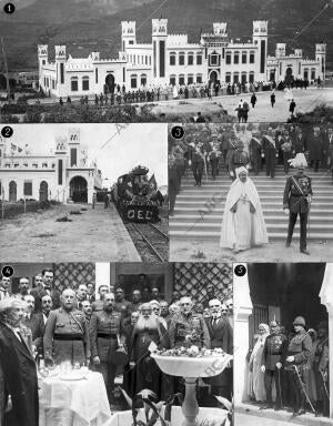 Inauguración del ferrocarril Ceuta-Tetuan