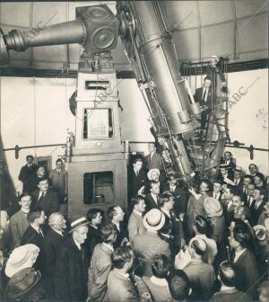 El presidente de la sociedad Astronómica de España y América, Dr. Comas Sola...