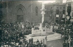 Inauguración del monumento Erigido al sacerdote D. Francisco Rodo, obra del...