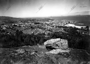 Vista panorámica de la ciudad de Vigo