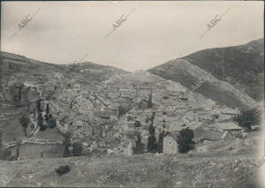 Vista general del pueblo de Valporquero de Rueda