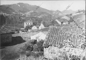 Montañas Leonesas. Vista del pueblo de Villasecino