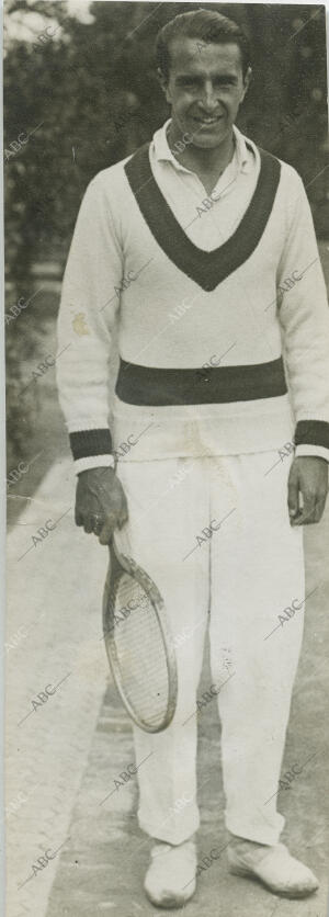 El tenista Manuel Alonso de Areyzaga