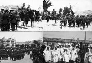 los Generales Fernández y Monteverde durante el solemne Acto