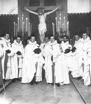 Los Nuevos Caballeros de la orden militar del santo Sepulcro, capítulo de...