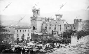 El castillo de Javier, cuna del insigne patrón de Navarra durante la visita de...