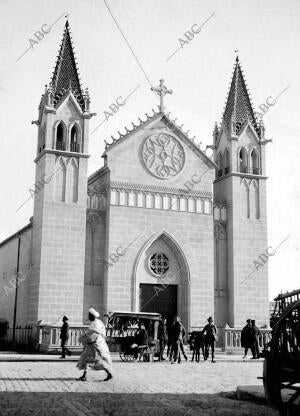 Aspecto exterior de la iglesia Castrense, Construida por Iniciativa del general...