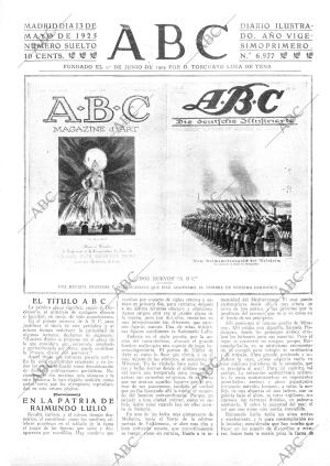 ABC MADRID 13-05-1925