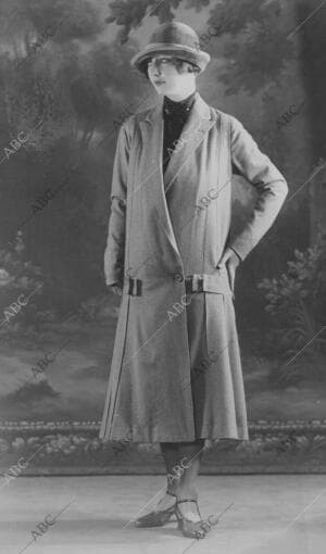 En la Imagen, un abrigo de 1926 diseño de Amy Linker