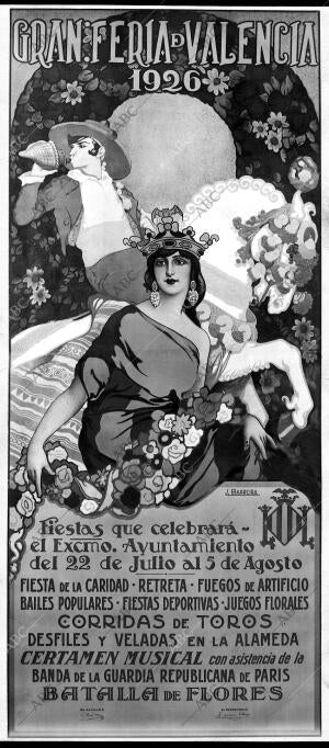 Cartel anunciador de la Feria de Valencia de 1926