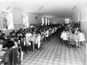 Cantina escolar de Valdecilla, Fundada por el Marques del mismo Titulo, donde...