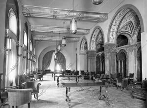 Salón de Fiestas del palacio de la prensa de Madrid en una imagen de 1928