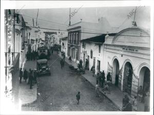 Una calle de Cartaya (Huelva)