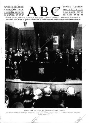 ABC MADRID 22-01-1929
