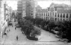 Vista de una de las Calles del pueblo Onteniente (Valencia)