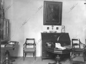 Museo romántico de Madrid: habitación de larra