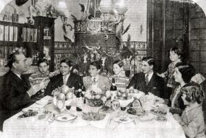 Toda la dinastía Bienvenida, Celebrando la nochebuena de 1931 en Sevilla